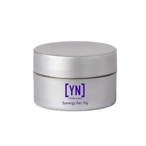 Young Nails Synergy Gel System, Building Gel - Hard Builder Gel, Superior Adhesion & Strength, Structured Nail Gel Builder - Build Gel, Clear, 15g