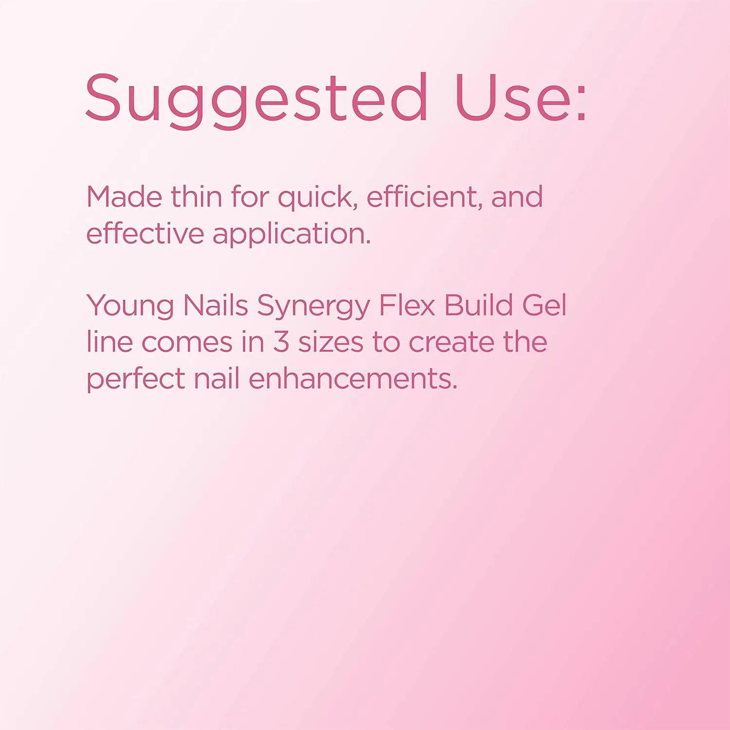 Young Nails Synergy Gel System, Building Gel - Hard Builder Gel, Superior Adhesion & Strength, Structured Nail Gel Builder - Flex Gel, Clear, 15g
