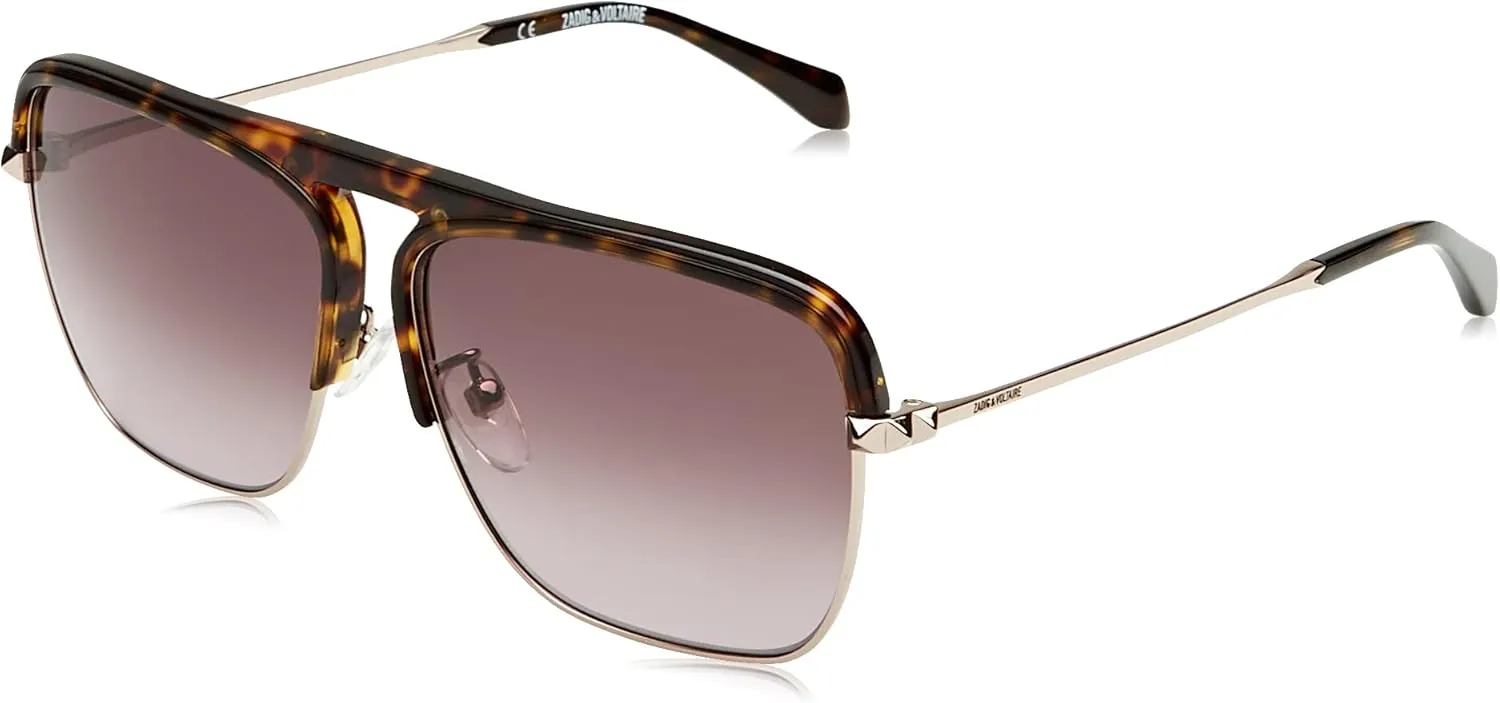 Zadig & Voltaire SZV321 Shiny Red Gold, 60 Unisex Adults, Shiny Red Gold, Shiny Red Gold