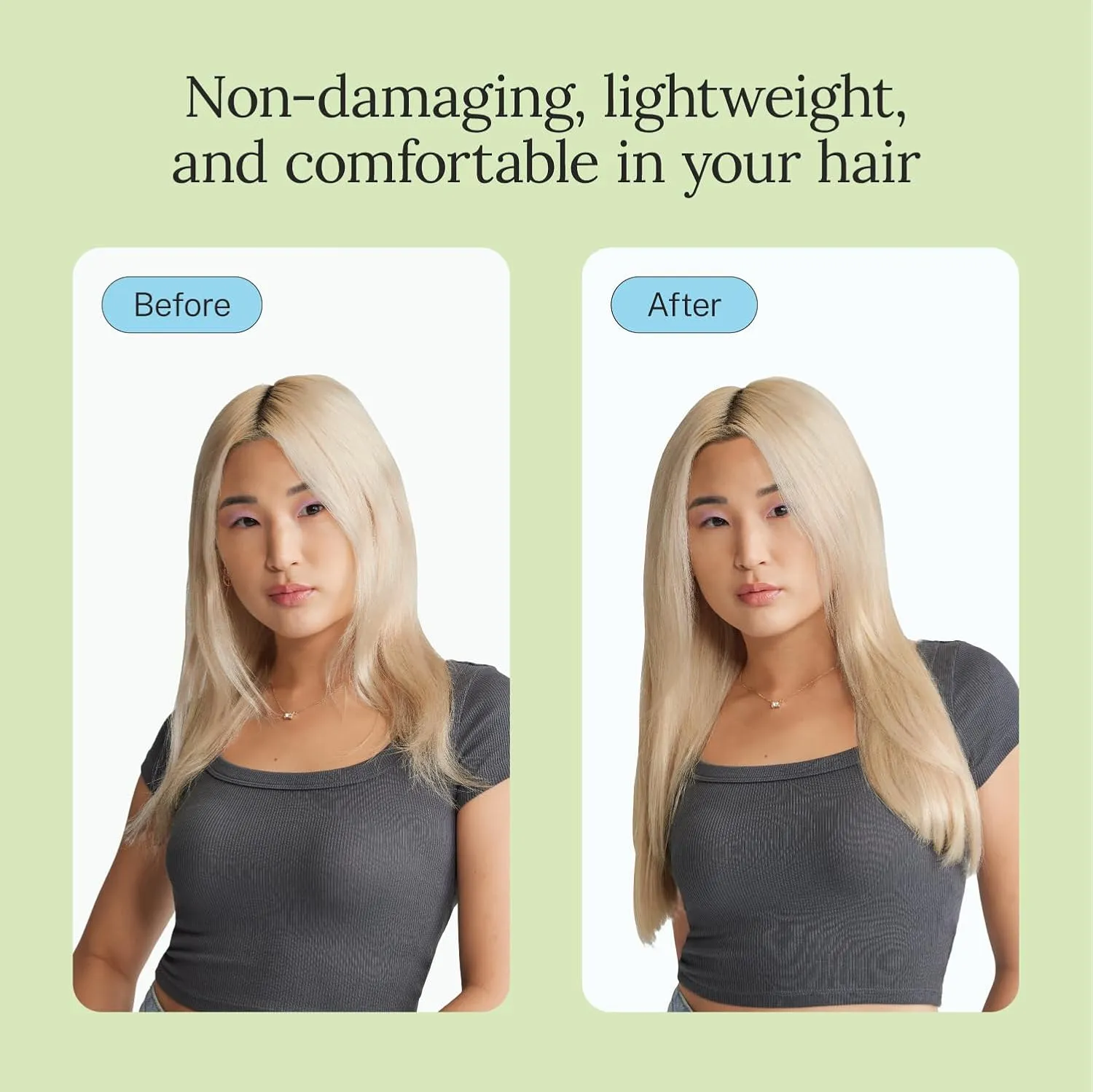 Zala Tape-In Human Remy Hair Extensions - Natural, Silky & Straight Discreet Tape in Extensions - Blend Easy into Natural Hair - 20 Piece Bundle, in Champagne Blonde (62g / 24 inch)