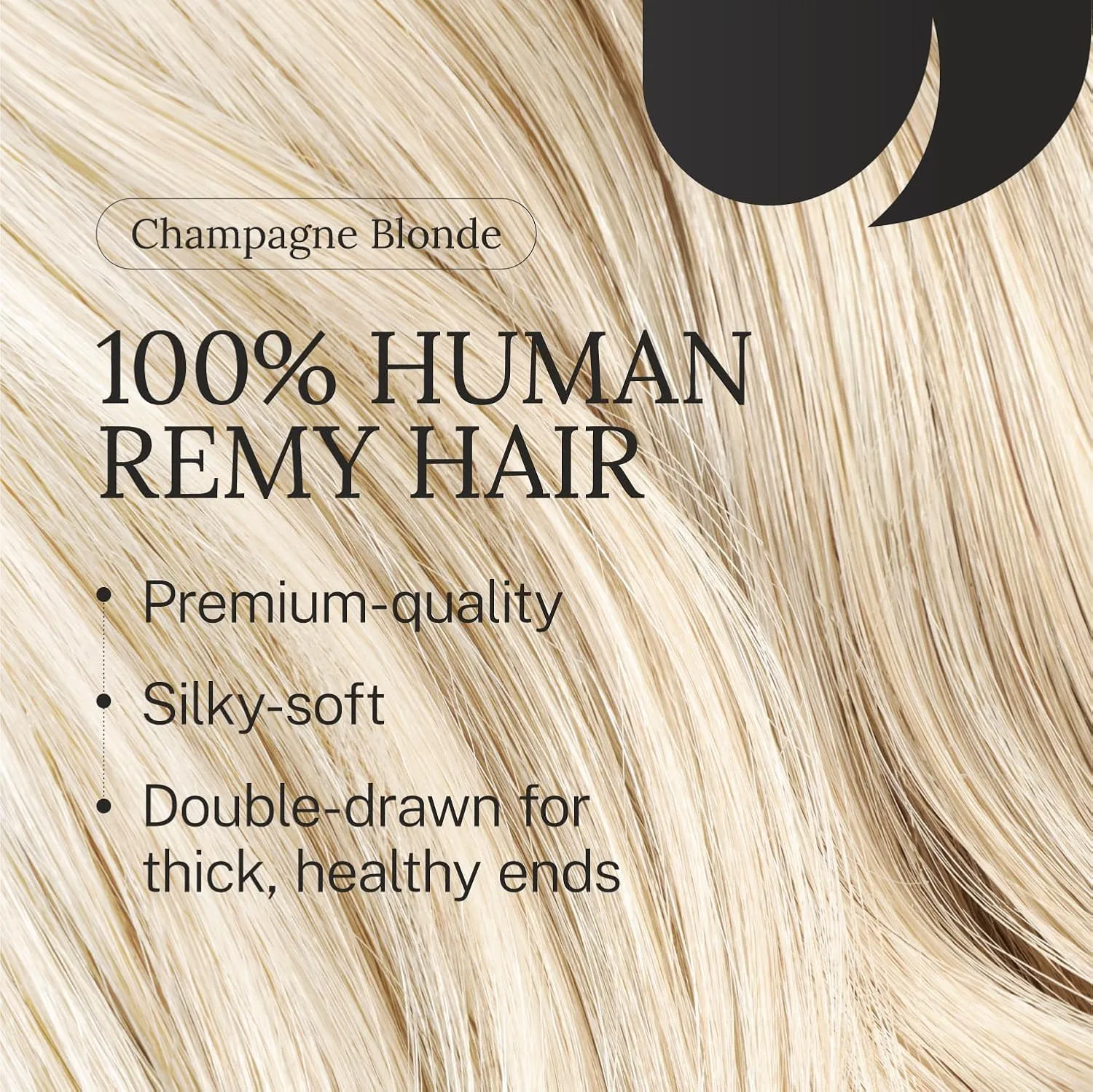 Zala Tape-In Human Remy Hair Extensions - Natural, Silky & Straight Discreet Tape in Extensions - Blend Easy into Natural Hair - 20 Piece Bundle, in Champagne Blonde (62g / 24 inch)