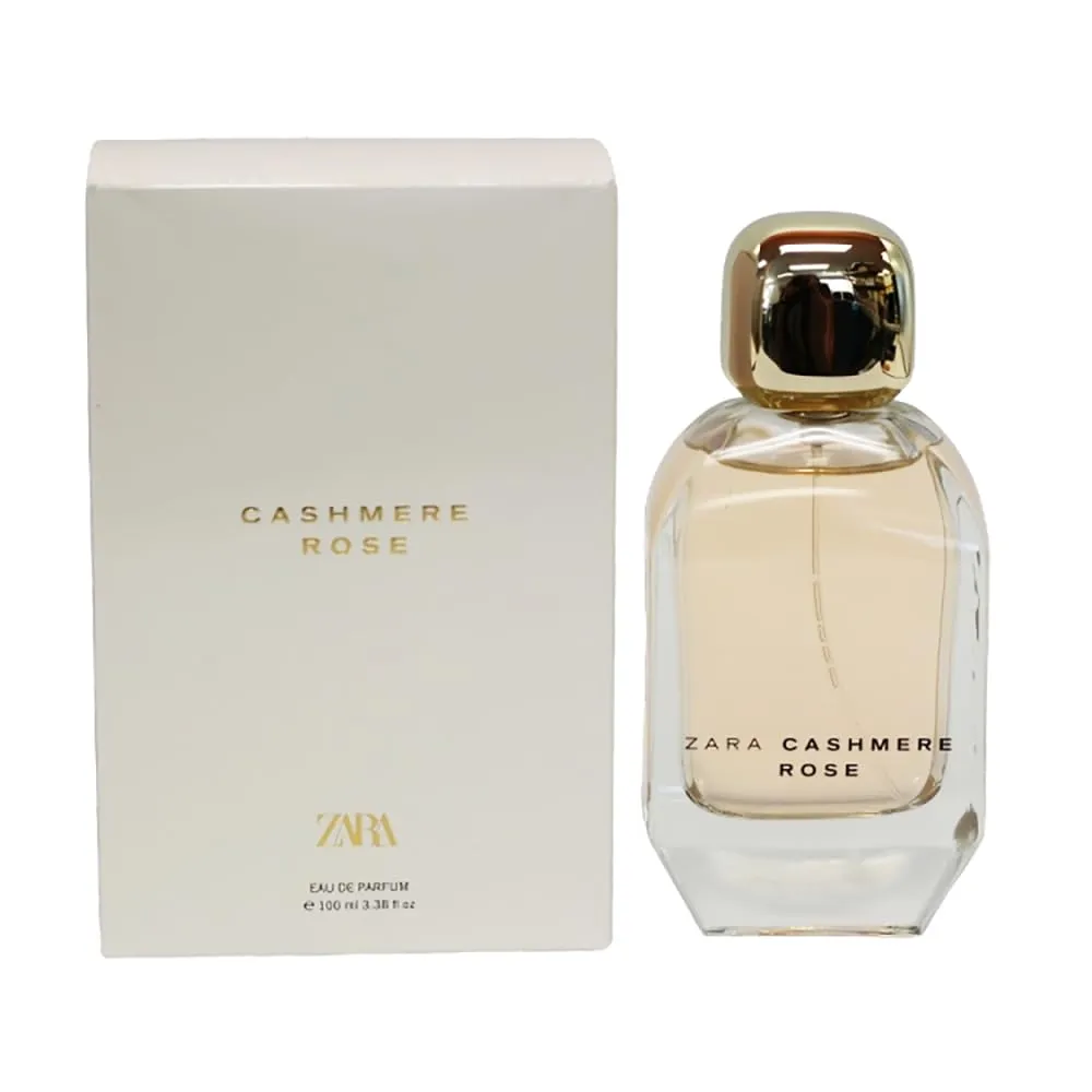 Zara Cashmere Rose Women's Perfume EDP Eau De Parfum 100 ML (3.4 FL. OZ.) Elegant & Timeless Scent with Rose & Cashmere Soft Sweet & Captivating Fragrance with an Unforgettable Trail